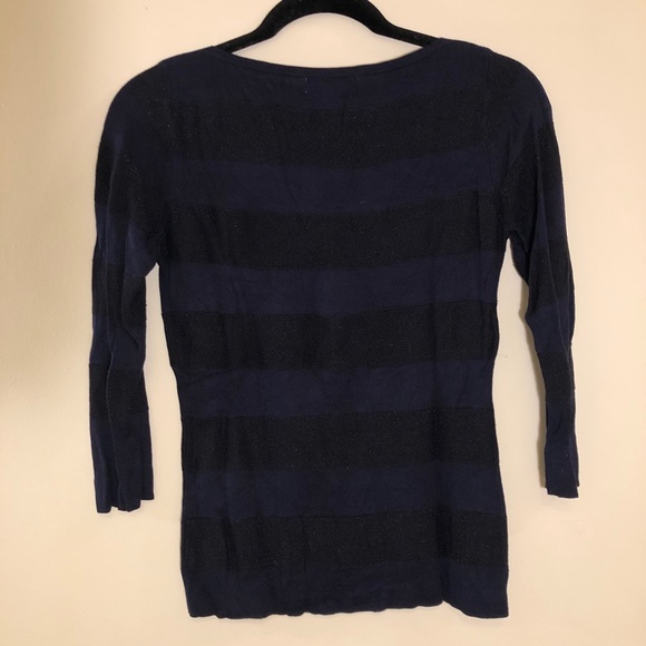 Isaac Mizrahi Silk-Blend Striped Sweater - Picture 6 of 6